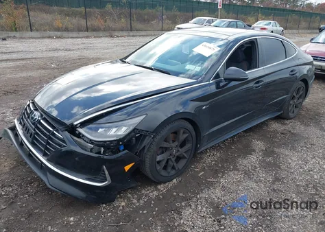 2022 Hyundai Sonata N Line Night Edition из США, поврежденный, VIN 5NPEK4JC3NH146676